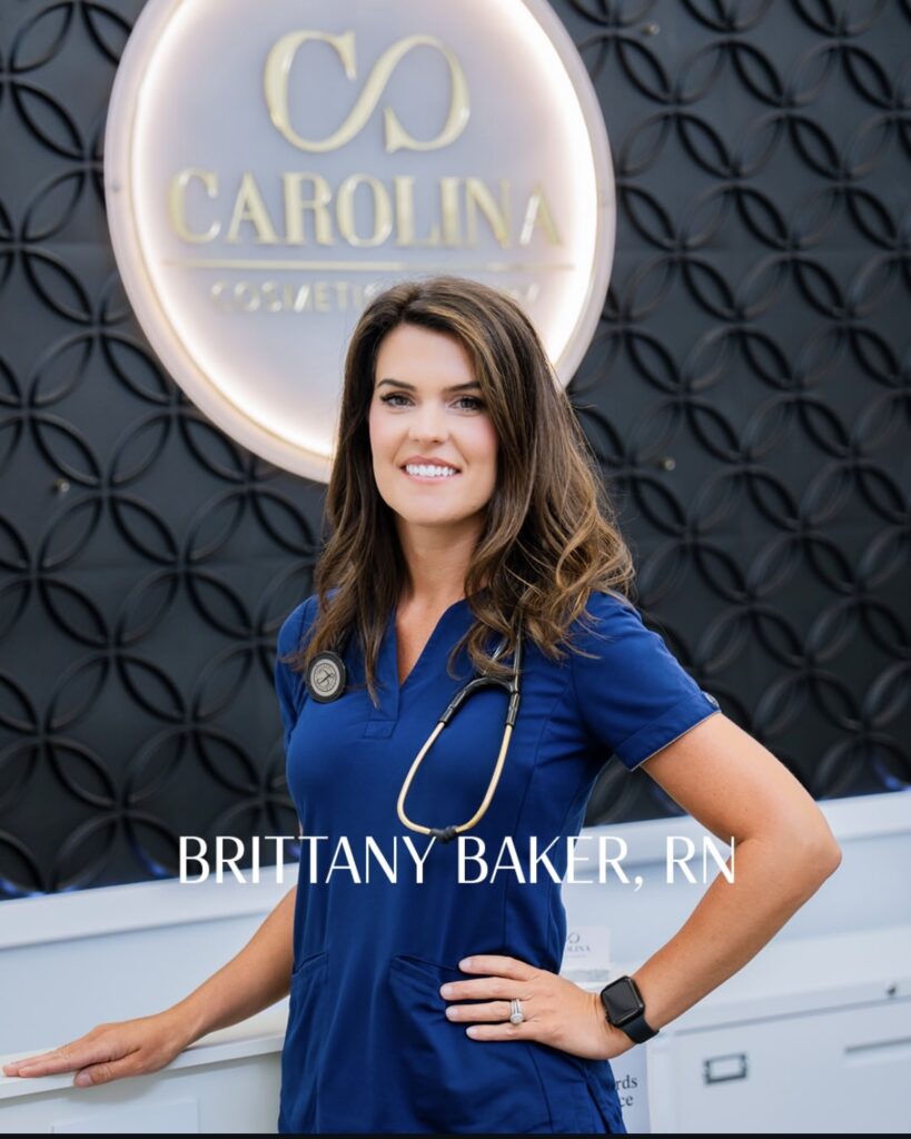 Brittany Baker, RN at Carolina Cosmetic Surgery office in Indian Land, SC near Fort Mill, Ballantyne, Waxhaw and the greater Charlotte area.  